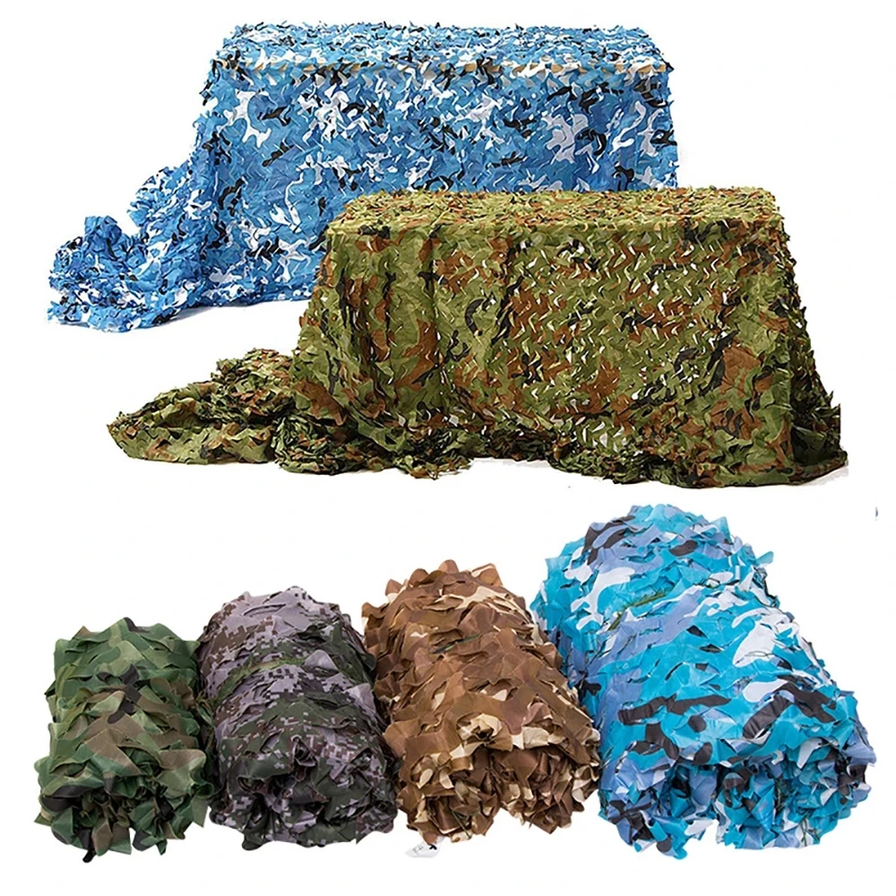 Military Fan camouflage net, suitable for camping, shooting, hunting,  theme party decoration shading, six colorsz 1