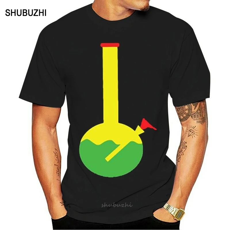 Забавная футболка Rasta Bong с фильтрованной вставкой из водяной трубы Мужская со