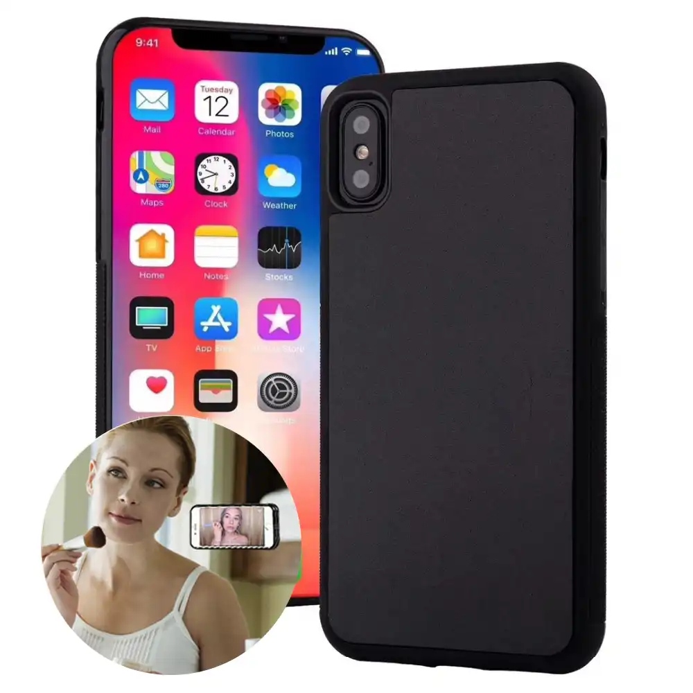 Anti Gravity Phone Case For Iphone 12 11 Pro Max Xr X Xs 8 7 Plus 6 6s 5s Se Shockproof Magical Nano Suction Adsorbed Cover Fitted Cases Aliexpress