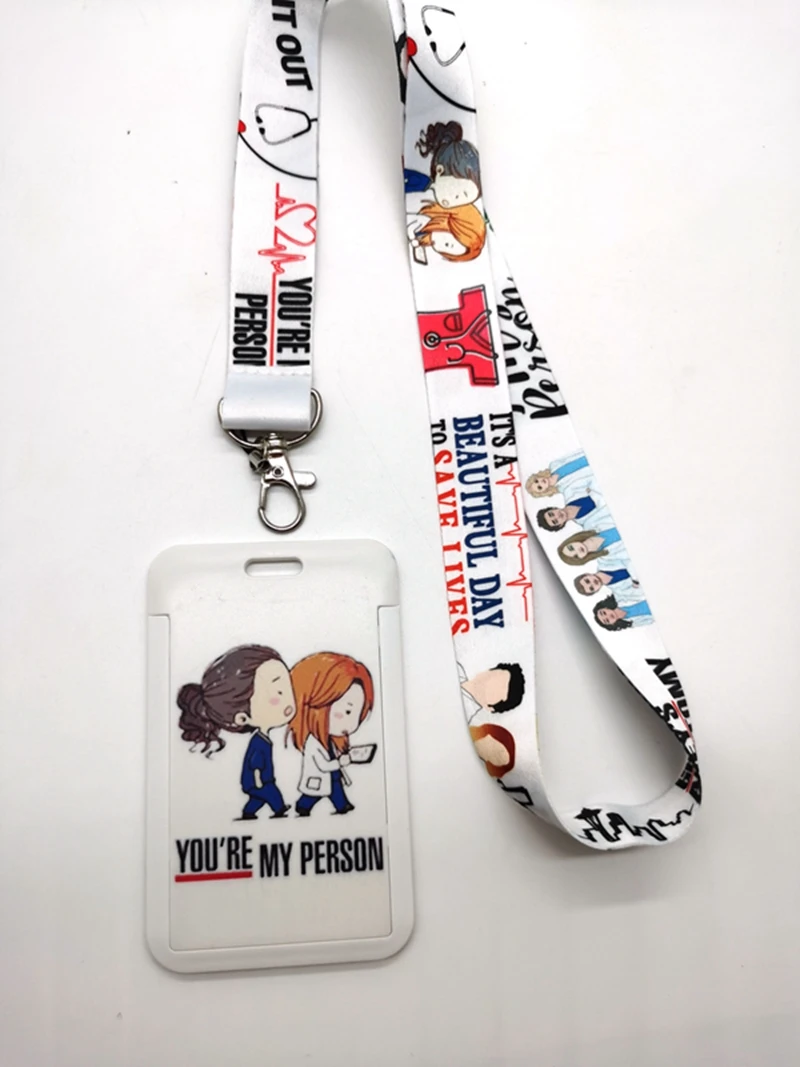 Retail 1 set Doctor nurse Key Chains Neck Strap Keys Camera ID Card Lanyard NL6 | Украшения и аксессуары