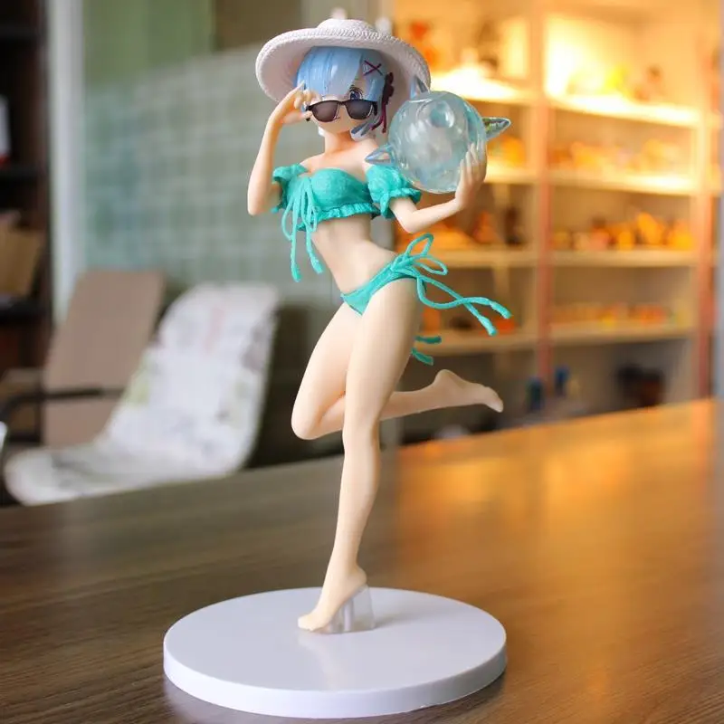 

Anime Re : Life in a Different World From Zero Rem Remu Crystal Ball Ver. Action Figure Model Toys
