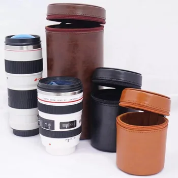 

Universal Camera SLR Lens Case Protection Bag Package Cover Hard PU Leather Durable SP99
