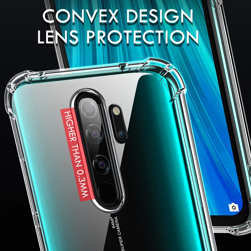 ZNP противоударный силиконовый чехол для телефона Xiaomi Redmi Note 8 7 Pro прозрачный мягкий чехол из ТПУ для Redmi Note 5 6 7 Pro чехол s