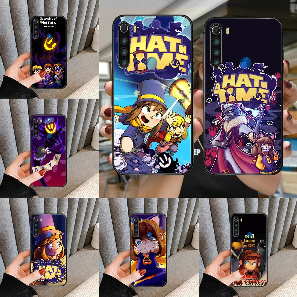 Чехол для телефона с надписью A Hat In Time Game XIAOMI Redmi Note 3 4 4X 5 6 7 8 9 Pro T S Max черный