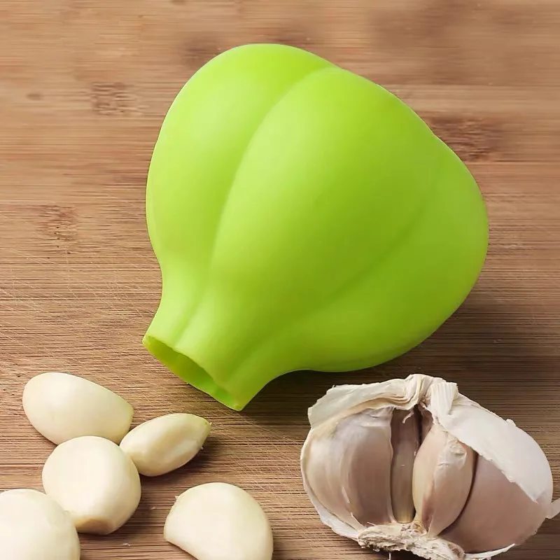 Silicone household garlic peeling artifact food grade manual garlic peeler garlic press kitchen accessories garlic press