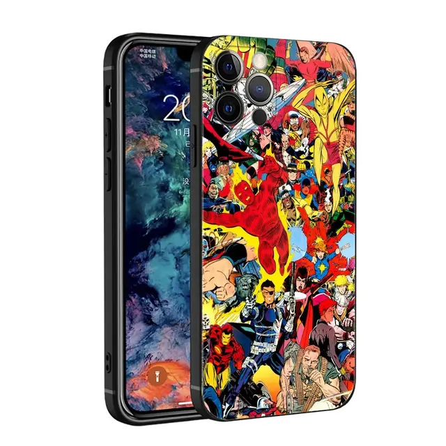Phone Case For Apple iPhone 11 13 12 Pro Max 13 12 Mini XS max XR X 8 7 6s 6 Plus 7 8 6S 6 Fundas Retro Marvel Comic B04