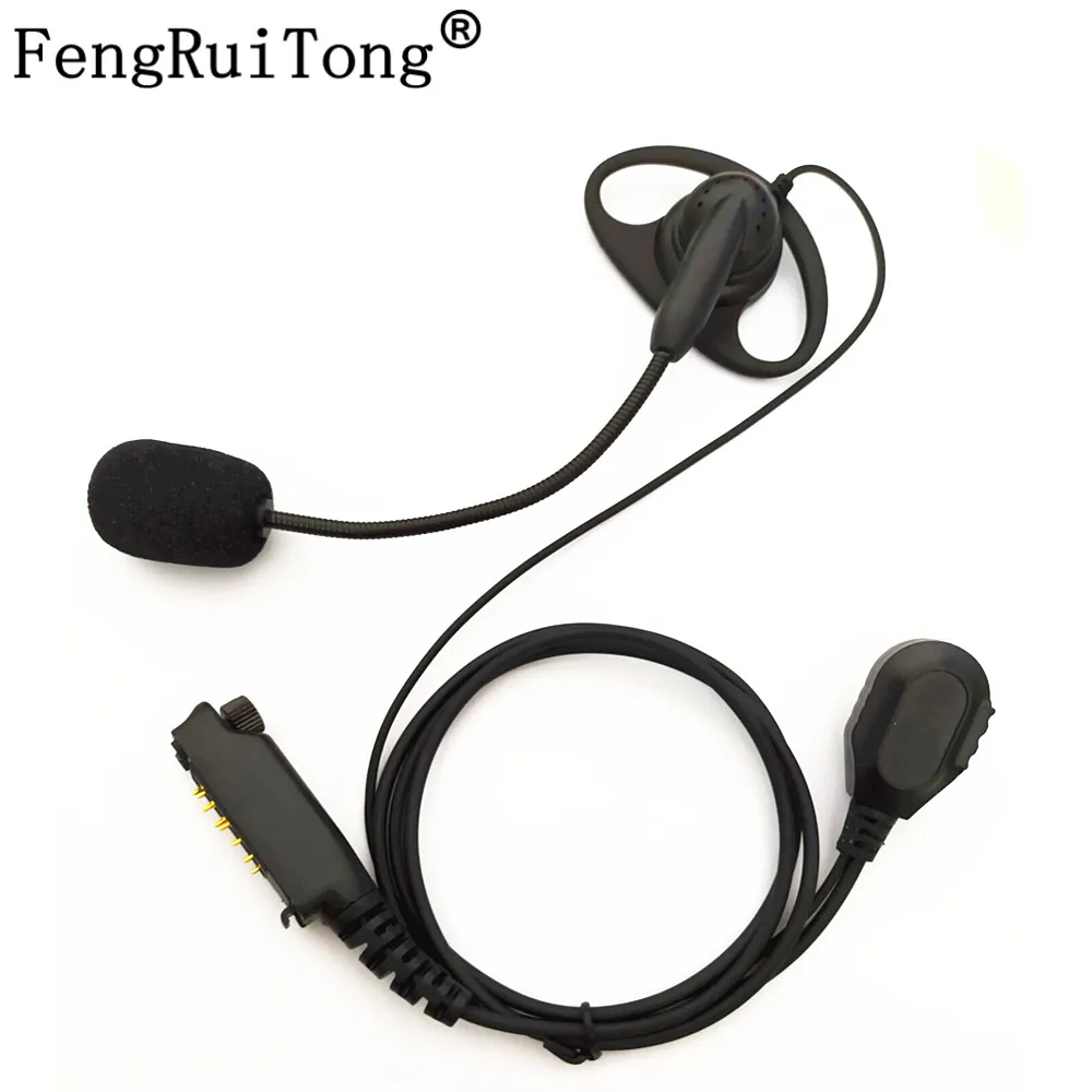 Walkie Talkie Headset Iron Clip D Type Mic Stick Tactical Headphone For Sepura Stp8000 Stp8030 Stp8035 Stp8038  Two Way Radio walkie talkie earpiece for sepura earpiece type headset stp8000 stp8030 stp8035 stp8038