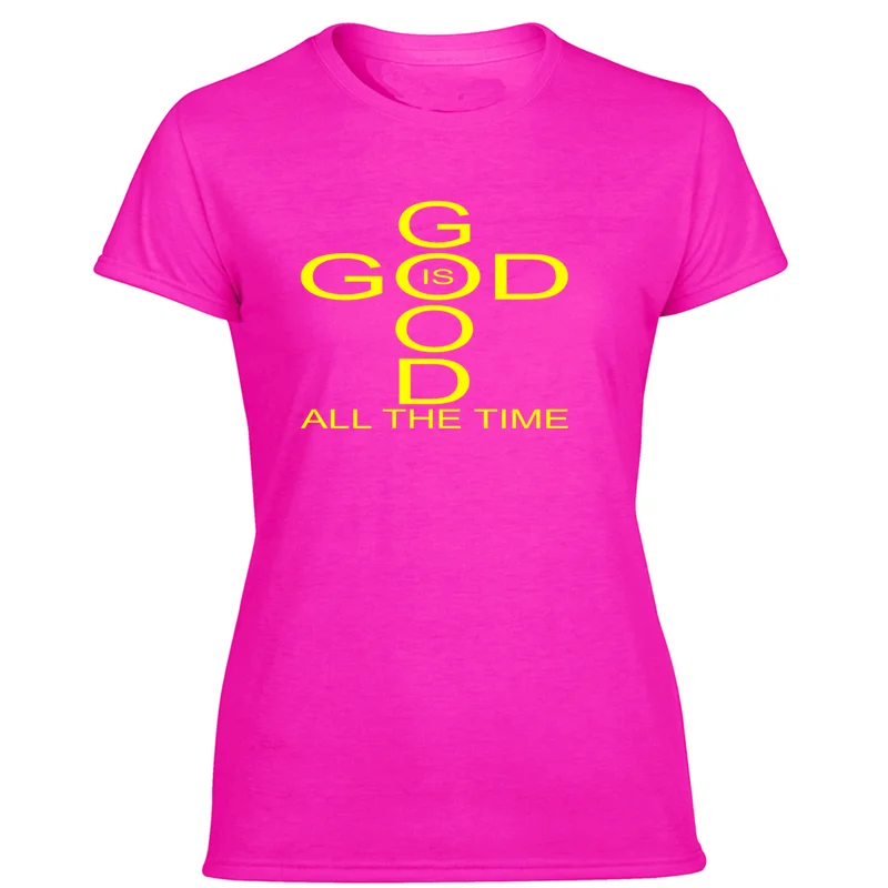 Дышащая желтая Мужская футболка с принтом «god is good all the time», летняя мужская футболка для отдыха с круглым воротником в стиле хип-хоп