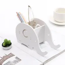 Wood Storage Box Elephant Shaped Holder Container Birthday Present Gift