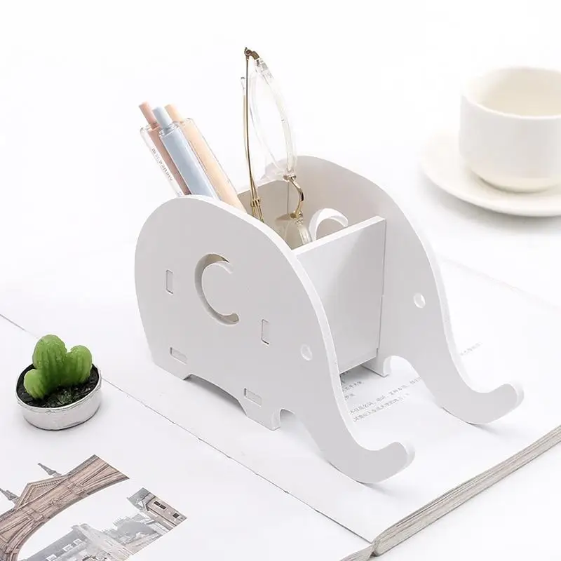 

Wood Storage Box Elephant Shaped Holder Container Birthday Present Gift