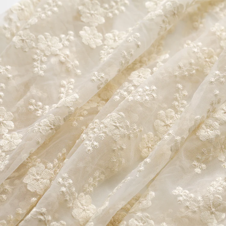Soft Mesh Net Fabric for Layered Skirt | MF141-W 218 main image 1