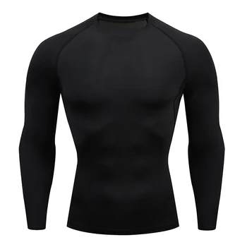 

Compression Shirt Men's T-Shirt Winter Hot T-Shirt Rashguard MMA Underwear