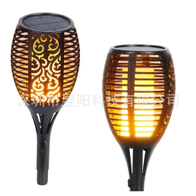 

Solar Lights Torch Flame Outdoor LED Landscape Garden Lawn Floor Outlet Courtyard Decoration Sensing Wall Lamp