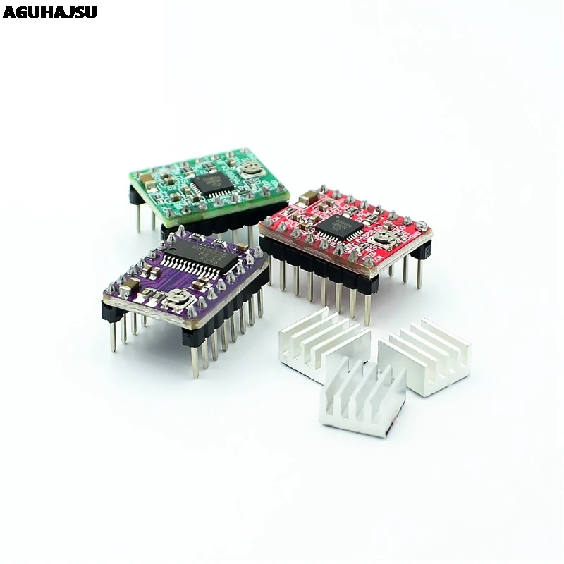 Запчасти для 3D принтера Stepstick A4988 DRV8825 шаговый двигатель модуль драйвера с