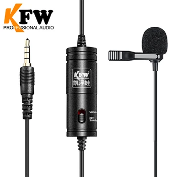 

KFW SK103 SLR Camera Microphone Lavalier Microphone Interview Camera Phone Recording Live Capacitor Wired Microphone