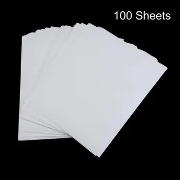 

100 PCS A4 Sublimation Print Paper For Polyester Cotton T-Shirt Iron On Transfer Paper Heat Printing Transfer Accessories
