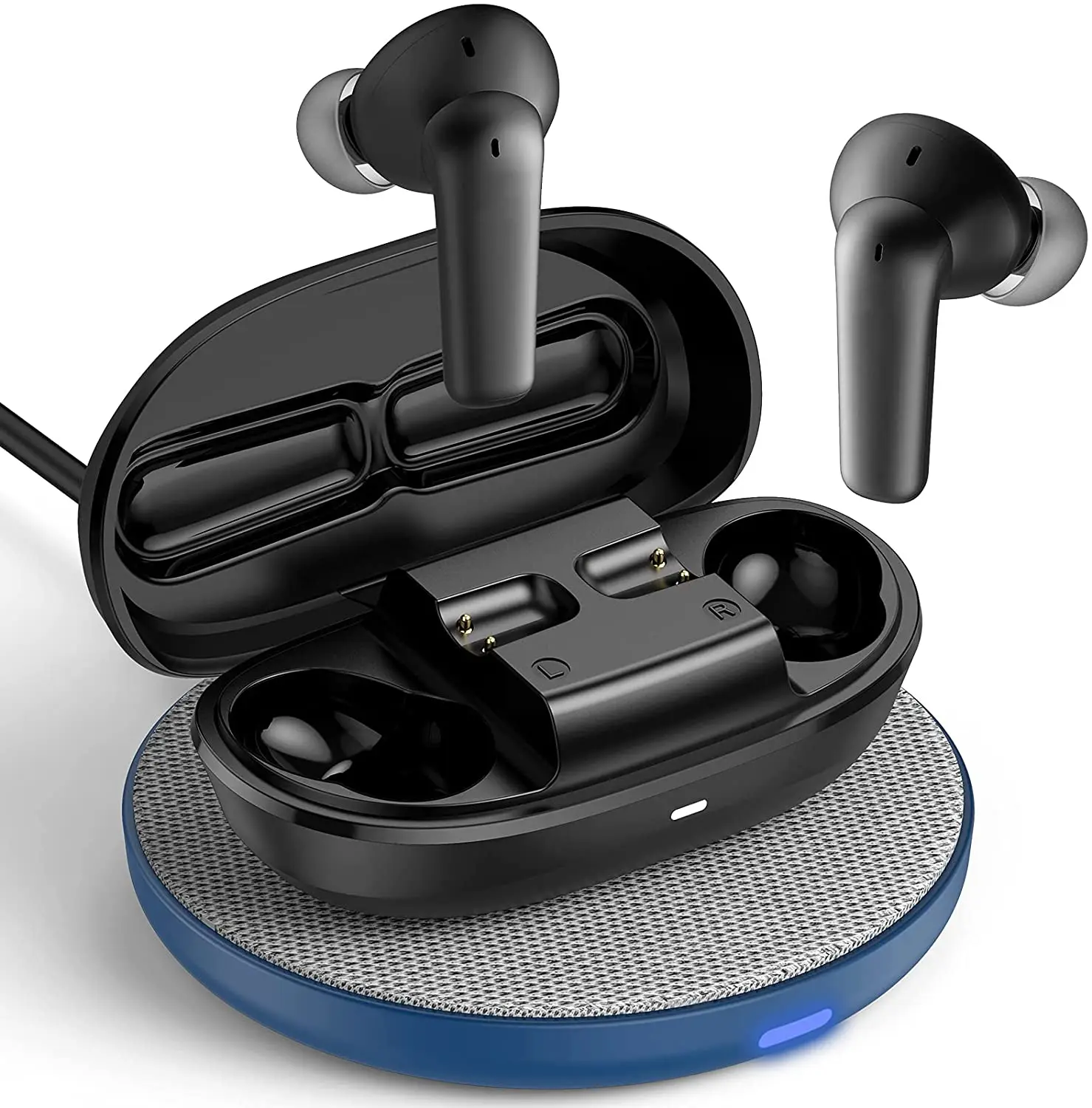 Wireless Earbuds Active Noise Cancelling, NyPots A8 ANC Bluetooth Earbuds Wireless Charging, Transparent Mode BASS+ Headphones, Wireless Earbuds Active Noise Cancelling, NyPots A8 ANC Bluetooth Earbuds Wireless Charging, Transparent Mode BASS+ Headphones,