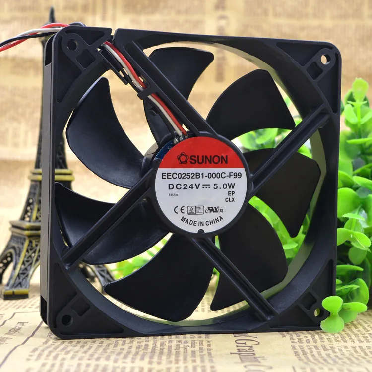 EEC0252B1-000C-F99 12025 24V 5,0 W(12 см); защиты электродвигателя Вентилятор охлаждения