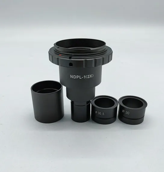 NDPL 2X Microscope Eyepiece Lens Adapter 23.2mm 30mm T2 Mount for