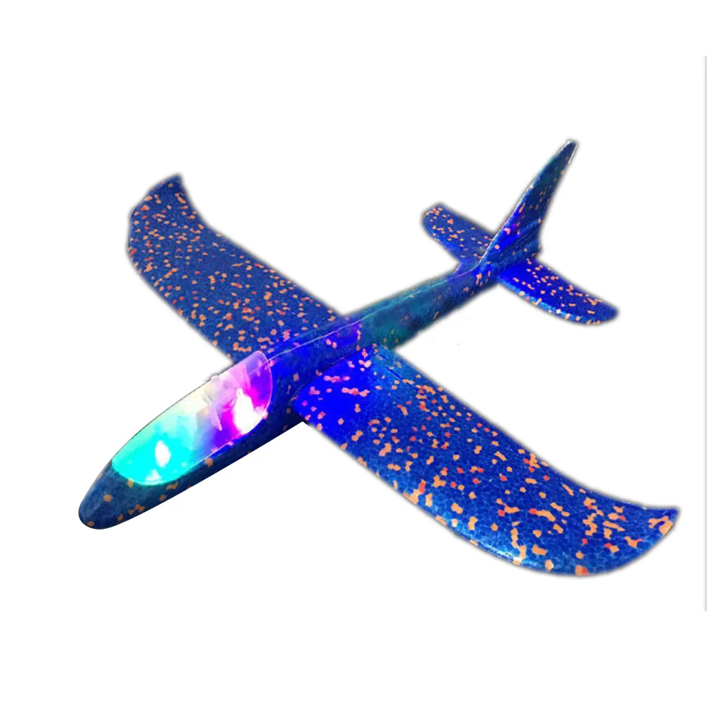 Hand throw airplane EPP Foam Outdoor Launch Glider Plane Kids Toys 48 cm Interesting Launch Throwing Inertial Model Gift funny