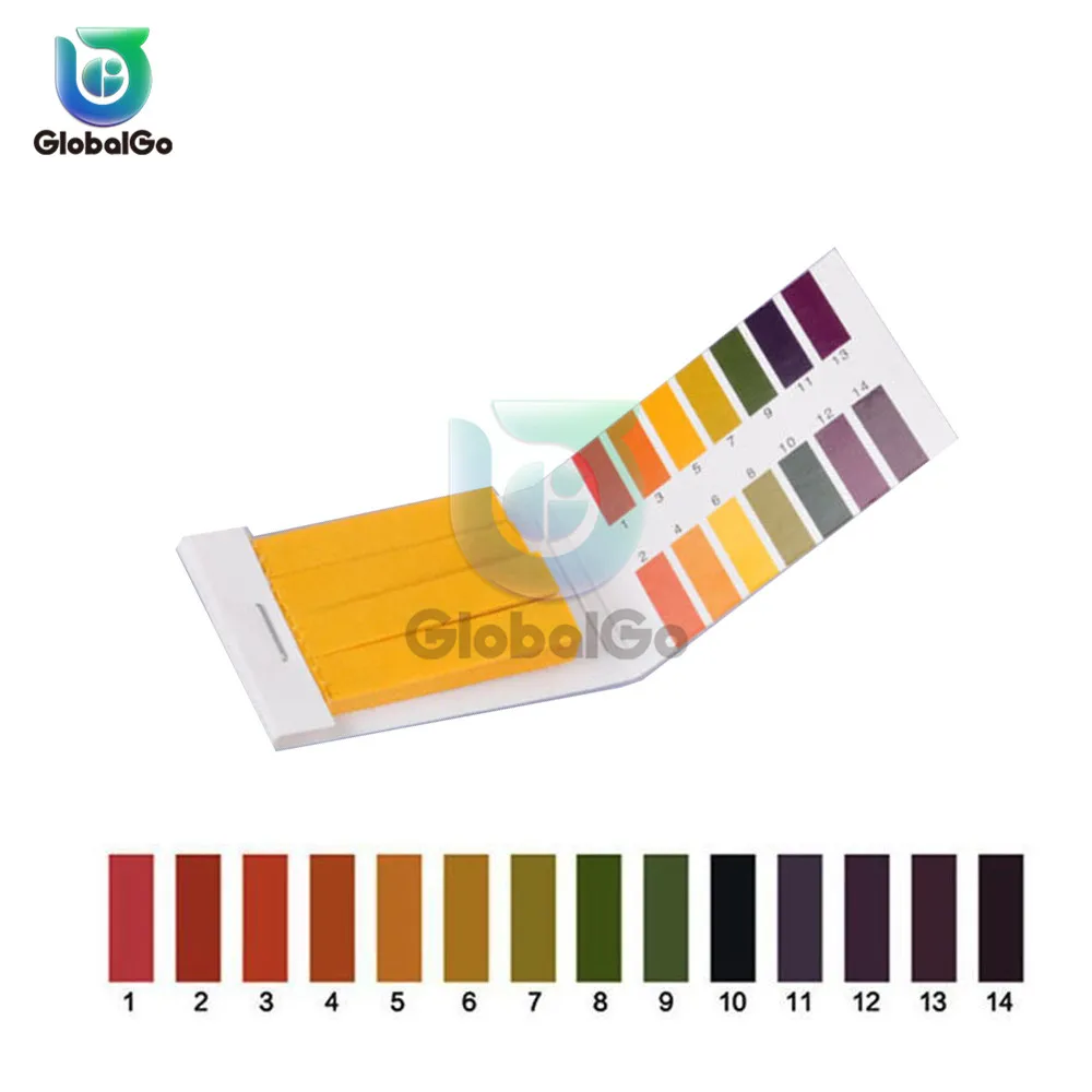 

80 Strips 1-14 PH Meter Indicator Paper Testing Paper Tester Urine Health Care Paper Water Soilsting Kit