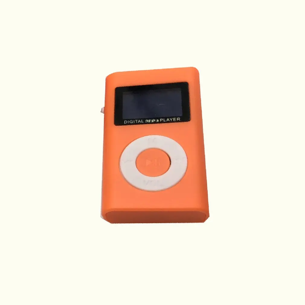 Orange Stand-alone Портативный мини mp3-плеер цветной пластиковый корпус с ЖК-экраном Поддержка Tf карты Наушники Музыка Медиа Автономный/костюм новое поступление - Цвет: Orange Stand-alone