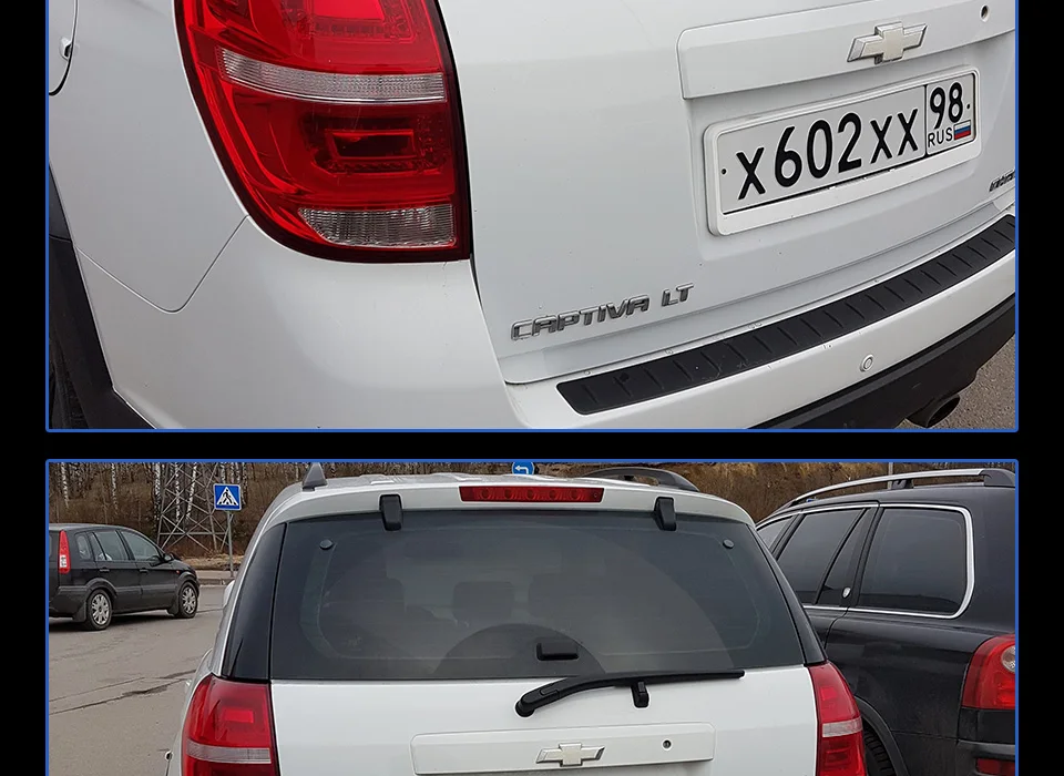 AKD Тюнинг автомобилей задние фонари для Chevrolet Captiva 2008- задние фонари светодиодный DRL ходовые огни Противотуманные фары с ангельскими глазками задняя парковка