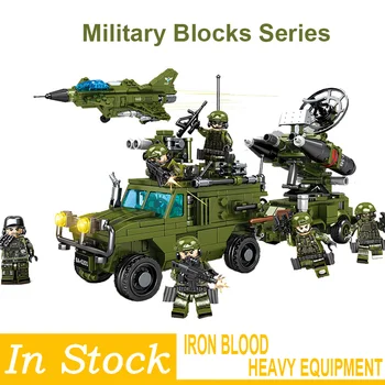 

WW2 Military Army Blocks Toys Series Helicopter Sets Figures Tank Model Building Blocks Bircks Kids Toys World War 2
