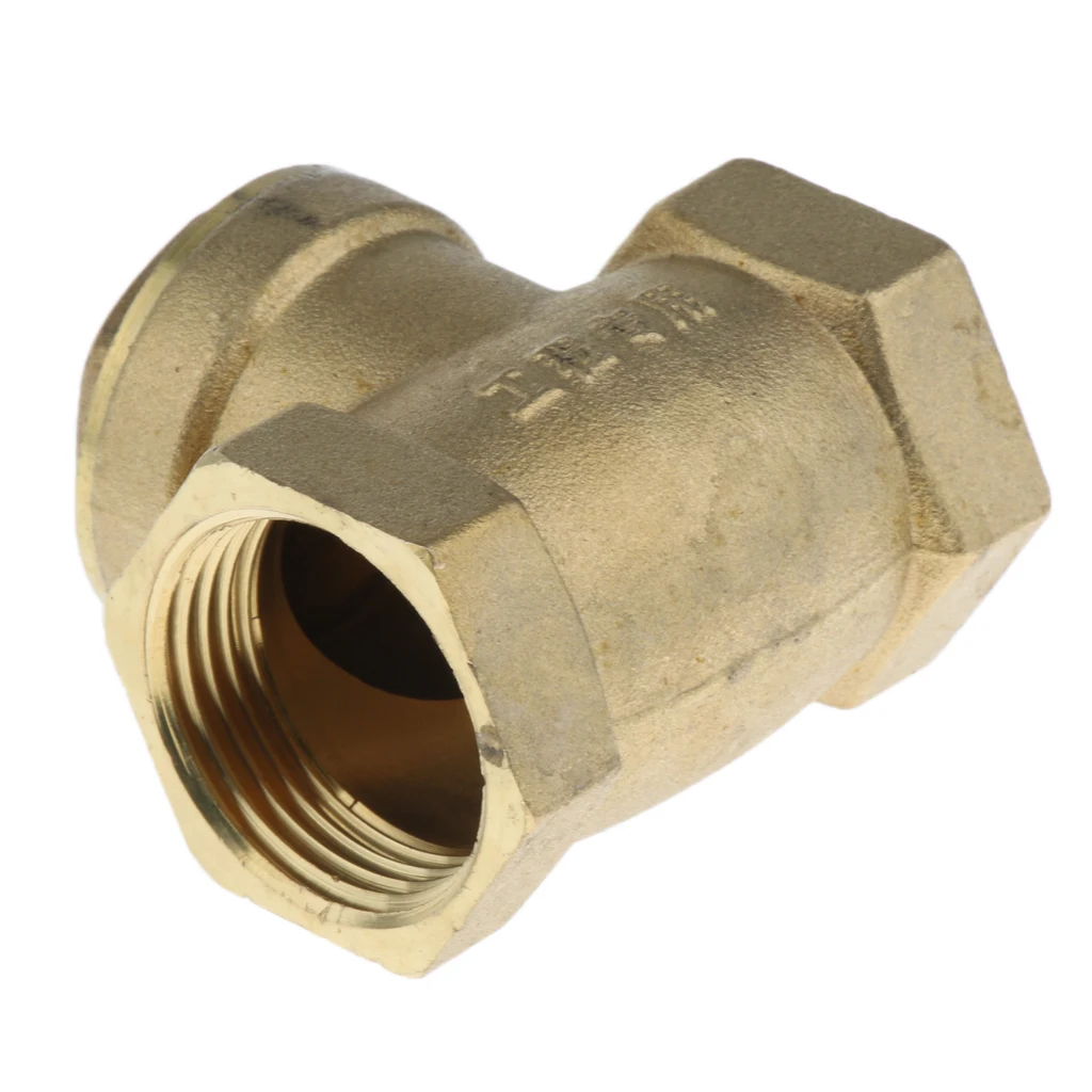1-inch Internal Thread DN25 Brass Shut-off Valve One-way Check Valve