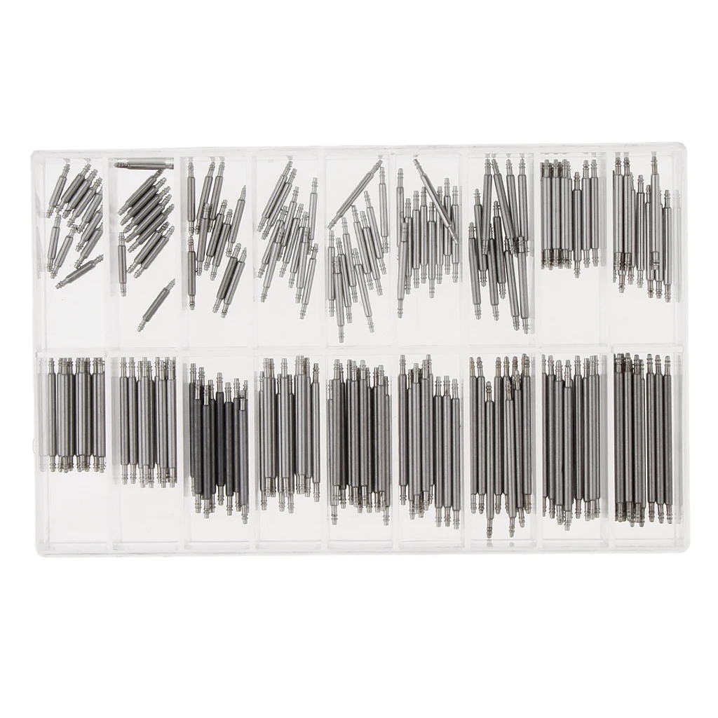 Stainless Steel Watch Band Spring Bar Strap Link Pins for Watchmaker Tools Stainless Steel Watch Band Spring Bar Strap Link Pins for Watchmaker Tools