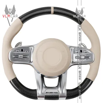 

For Benz cls-class cls260 cls300 cls320 cls350 cls400 cls500 old model to new AMG carbon fiber steering wheel