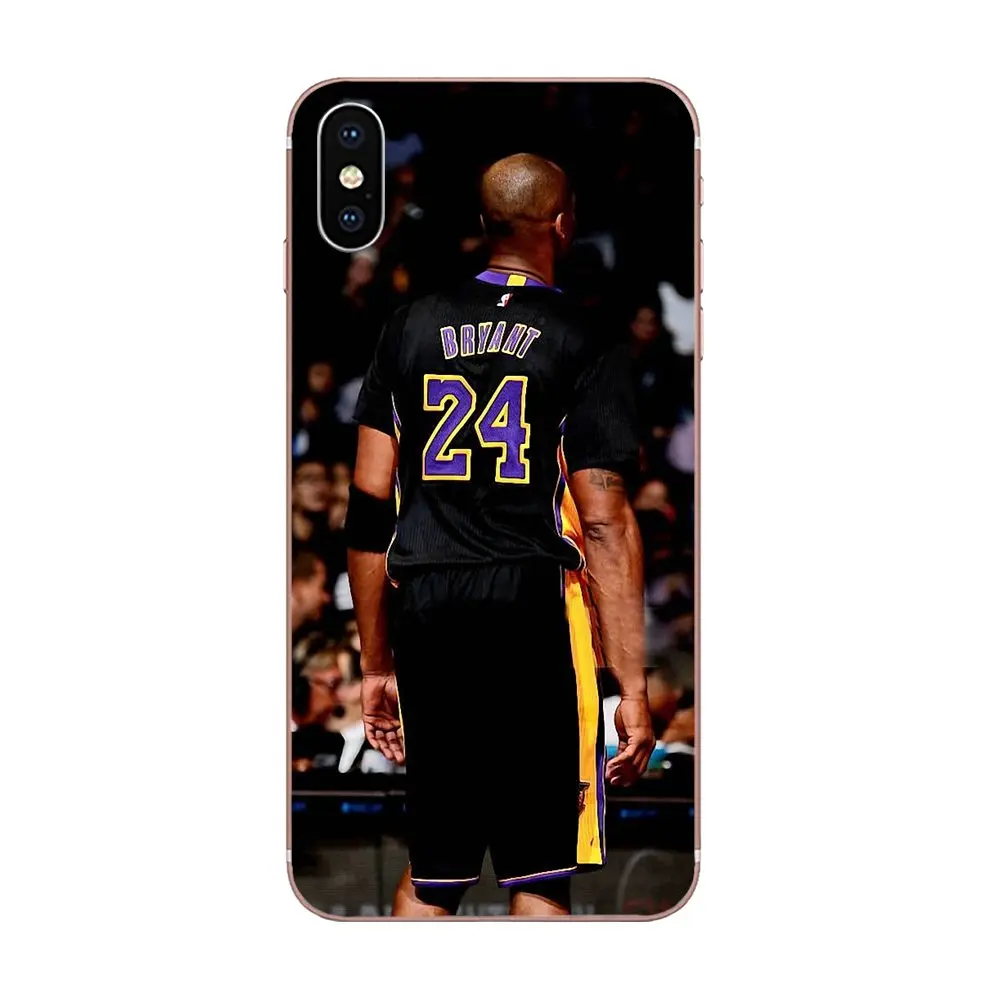 Lakers 24 для Apple iPhone 4 4s 5 5C 5S SE 6 6S 7 8 Plus X XS Max XR Мягкий Силиконовый ТПУ прозрачный индивидуальный рисунок - Цвет: as picture