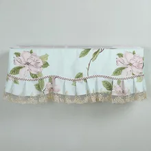 Кружевной подвесной чехол для кондиционера, романтическая защита от пыли и цветов, чехол для домашнего декора, не снимается в Корейском стиле