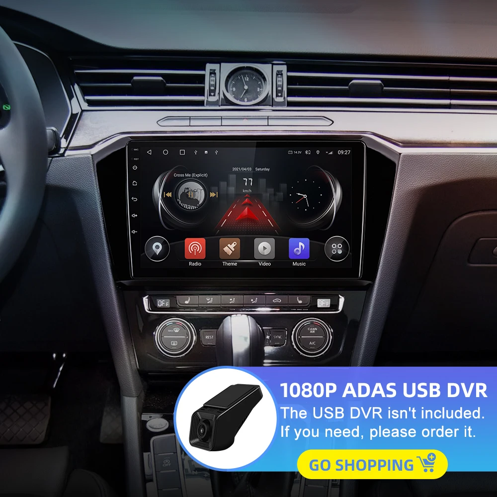 ISUDAR T72 QLED 4G Android Car Radio For VW/Volkswagen Passat B8 2015- GPS CANBUS Carplay Octa Core RAM 6GB ROM 128G DVR No 2din