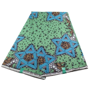 

2019 Sell Well Guaranteed Real Dutch Veritable Wax High Quality Wax Hot Sale Design For Sewing Pentagram Printing Fabric