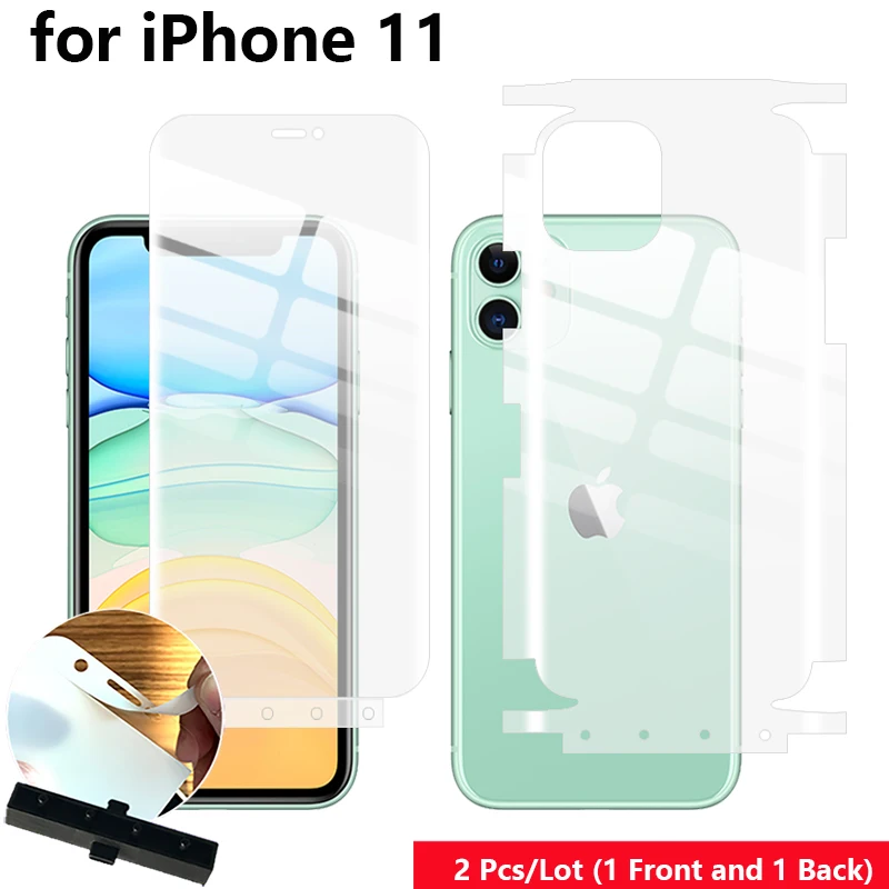2 шт./партия Защитная пленка для экрана с защитой от царапин передней и задней
