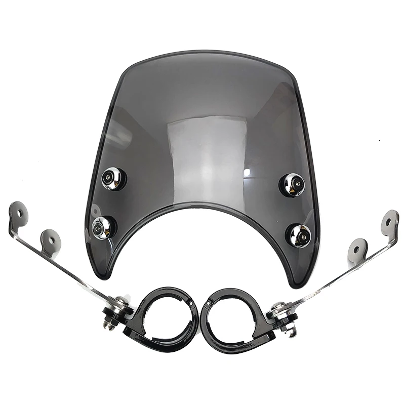 XL 883 1200 Models 2004-2008 Motorcycle Windscreen Windshield for 39mm-41mm forks motorcycle windshield