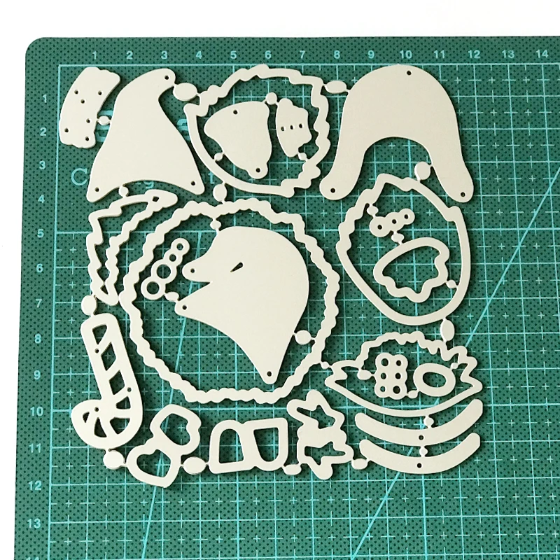 MEET HUANG Christmas Gnome Set Scrapbooking Paper Die Cut Stencils Metal Craft Cutting Dies Embossing For Crads Making 2021 MEET HUANG Christmas Gnome Set Scrapbooking Paper Die Cut Stencils Metal Craft Cutting Dies Embossing For Crads Making 2021