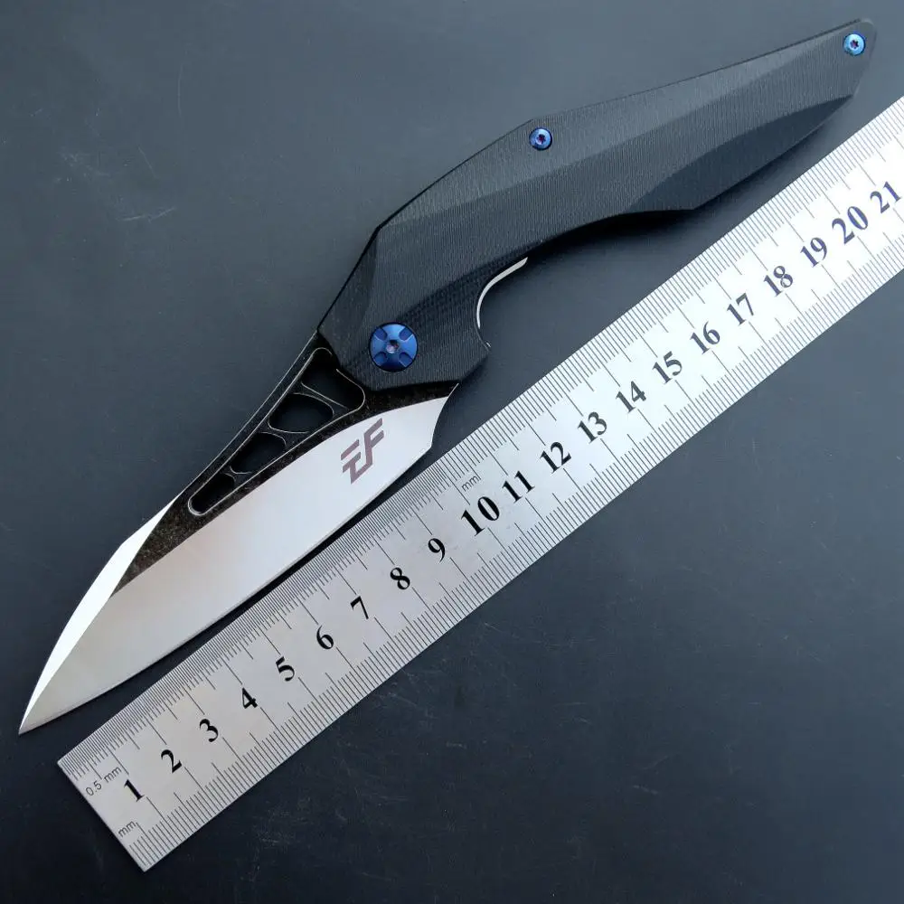 Eafengrow EF226 Camping Folding Knife D2 Steel Blade G10 Handle Outdoor Hunting Knives Tactical Tool | Инструменты