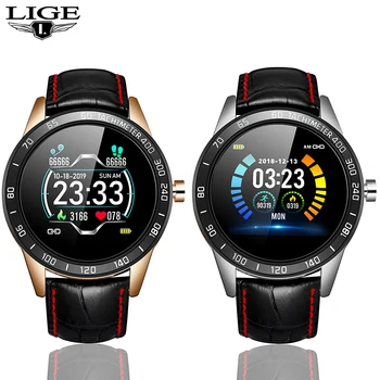 

LIGE fashion New smart watches Men for Android iphone Heart Rate Blood Pressure Monitor Waterproof SmartWatch reloj inteligente