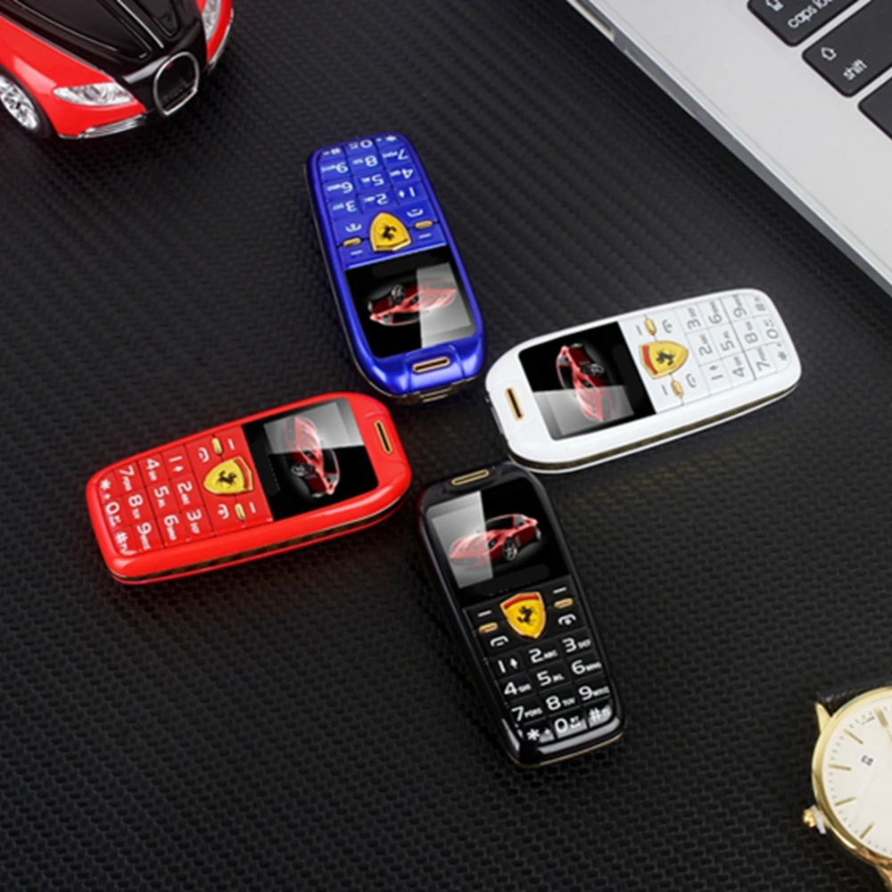 Мини-Автомобильный кнопочный телефон 1,", ручной мобильный телефон, волшебный голос, MP3, Bluetooth, набор номера, дешевые прямые игрушки, автомобильный мобильный телефон