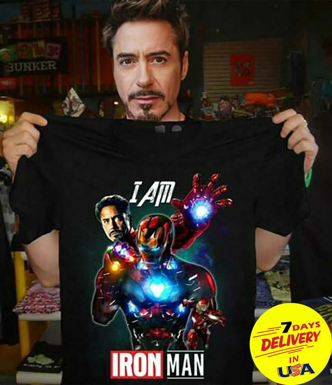 Tony stark endgame shirt Clearance