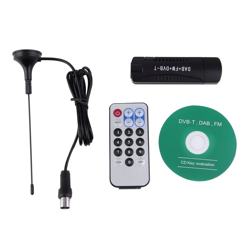 Черный E4000 R820T цифровой DVB-TE4000 USB DVB-T+ RTL-SDR Realtek RTL2832U+ R820T DVB-T тюнер приемник продвижение