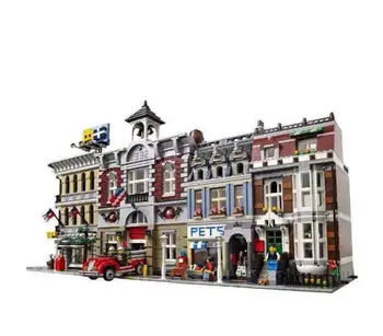 

Model Building Block Bricks Toys Compatible with Creators City Street House 15001 15002 15003 15004 15005 15006 15007 15008