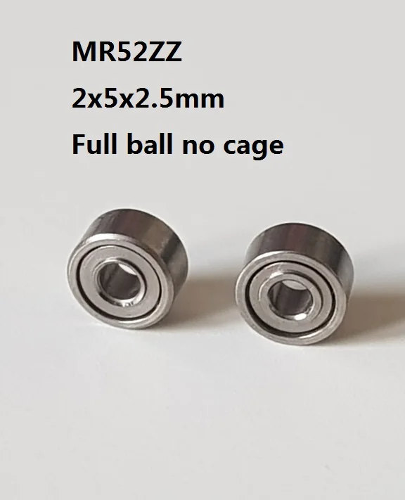 200/500 шт. MR52ZZ MR52Z 2x5x2 5 мм миниатюрный шарикоподшипник с глубоким желобом 2*5*2