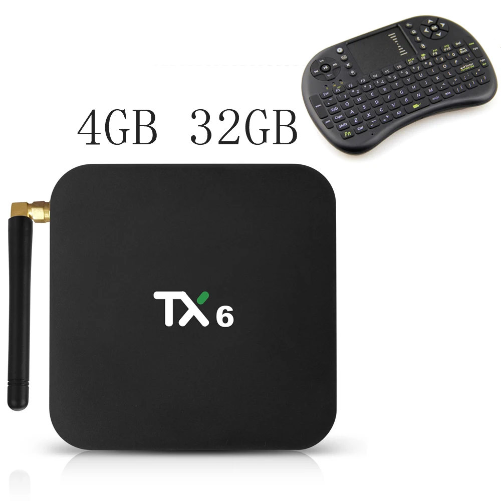 TX6 ТВ коробка android 9 Allwinner H6 4 ГБ 32 ГБ 64 Гб EMMC 2,4 5 ГГц wifi BT4.1 поддержка H.265 Bluetooth 4,0 wifi