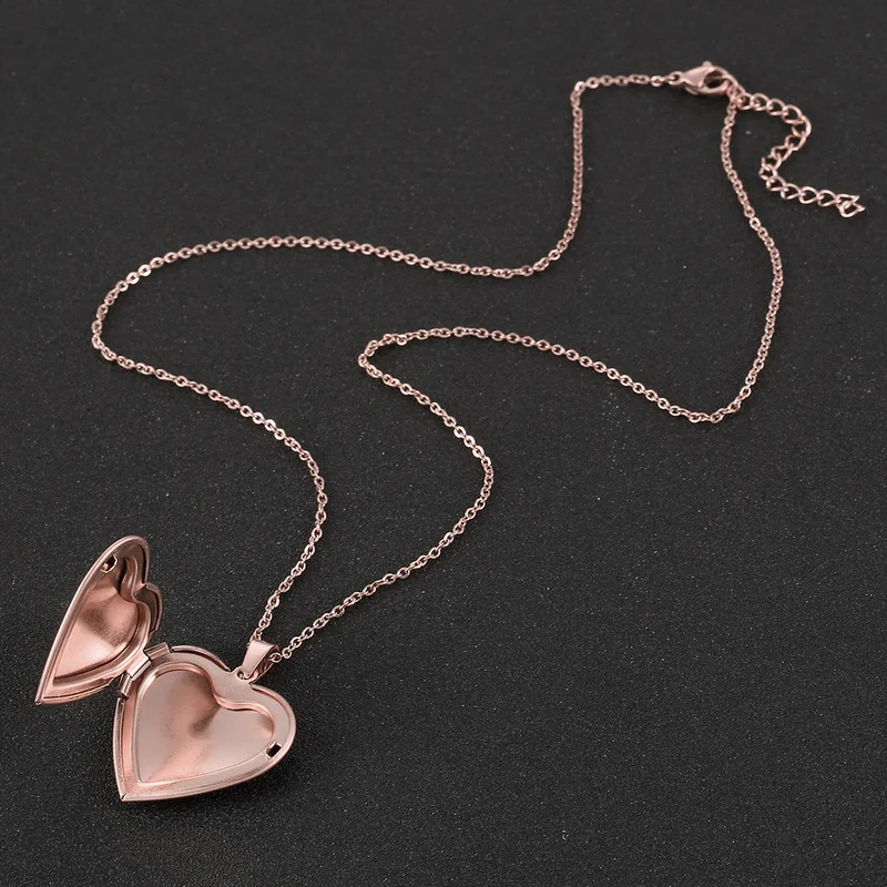Personalized Heart Photo Locket Necklace for Everyone