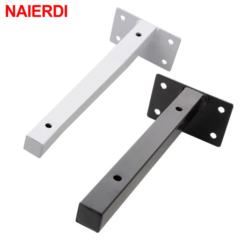 NAIERDI 1PC 스테인레스 스틸 삼각형 벽 선반 브래킷 무거운 지원 벽 마운트 벤치 테이블 선반 브래킷 가구 하드웨어