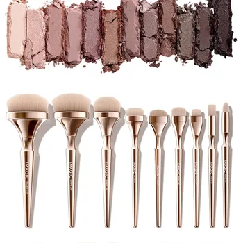 

9 pcs Makeup Brush Set Smudge Brush Powder Brush Concealer Brush Highlighter Brush Kit Makeup Tools