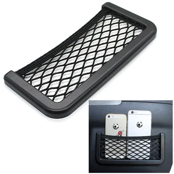 

For Peugeot 2008 2013-2018 Car Seat Side Back Storage Net Bag Phone Holder Pocket Organizer Stowing Tidying Accessories